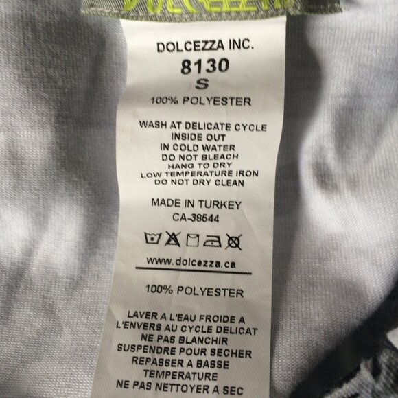 Dolcezza Womens Pleated Skirt Small Paris Travel Fashion Print Polyester - Picture 6 of 10